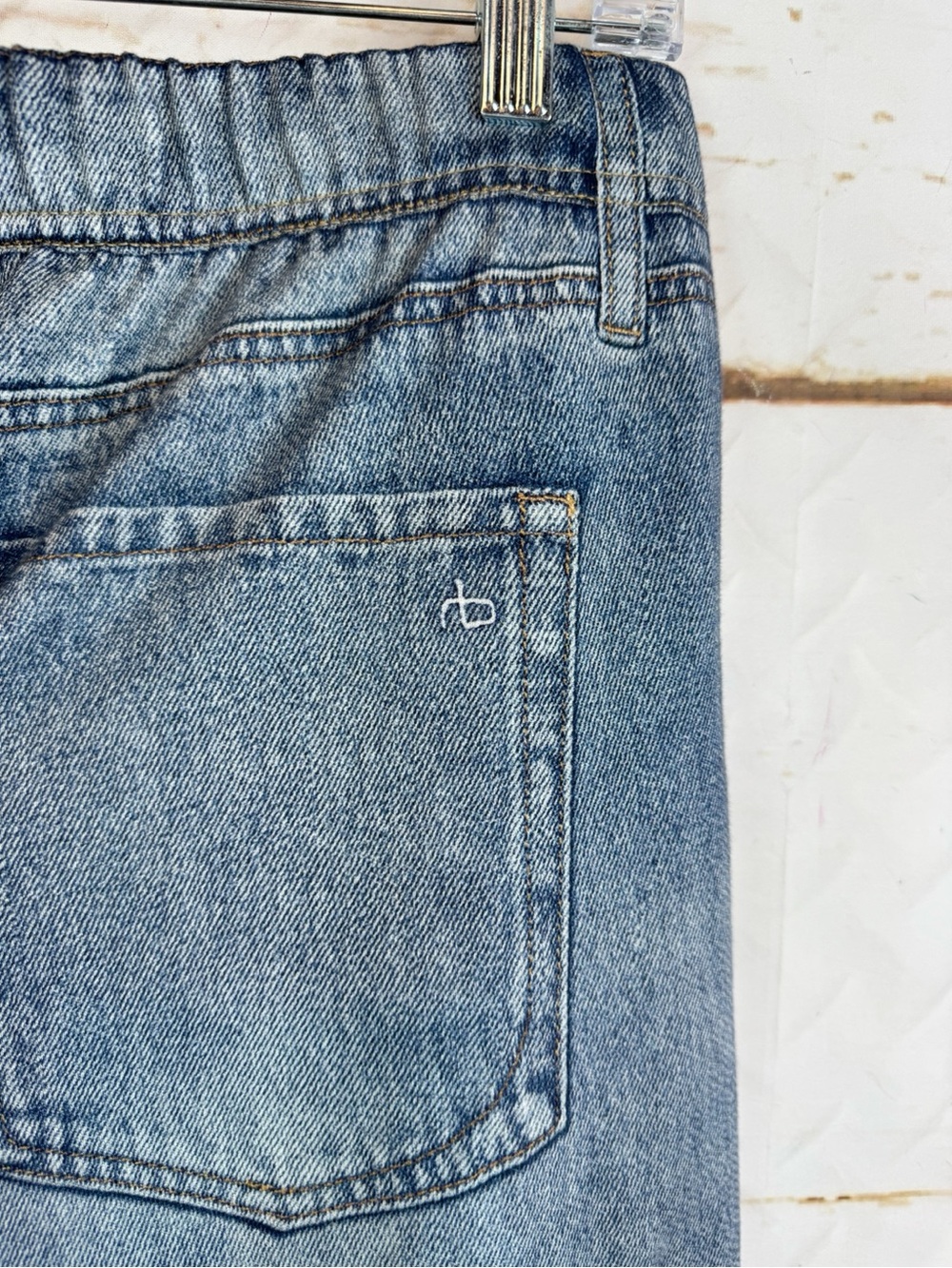 rag & bone | Miramar Faux Jean Pull-On Track Pant, S - Picture 9 of 13
